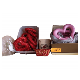 Christmas Glassware, Valentines Day Decor