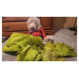 Adult Grinch Costume - Large Stuffed Spiderman Monkey