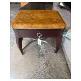 Wooden End Table 27”L. X 22.5”W. X 24”H.