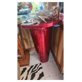Metallic Red Display Table