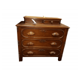 Vintage Wooden Dresser 41.5” L. X 18”D. X 40”H.