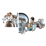 Puppy oriented Figurines and Plates - Contents of Shelf