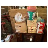Children’s Vintage Wooden Desk With Chair - Vintage Christmas Decor