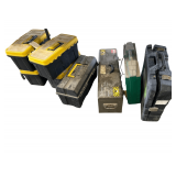 Assorted Empty Tool Boxes