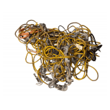 Large Pile of Salisbury & Chance Aluminum Grounding Clamp Jumpers - See Photos