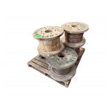 5 Spools of Copperweld Copper Clad Steel Wire - Part #: T1Q6C2576A - .2576" Diameter