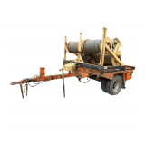 TSE Model W 654 Drum Pilot Line Winder Trailer - Customized with Windsor Trailer