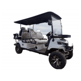 New SDLanch SDLGC100 6 Seater Golf Cart - Cream / White Color - Electric Engine - 72 Volt System - Canopy - Stereo System - back up camera and 23x10.00-14 off-road tires - Assembly Required - Pics are