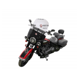 2022 Harley Davidson Heritage Soft Tail - Miles 3,456 - 114 CC Engine - Bow Tie Engine Guards - Bag Guards - Blacked Out - Aftermarket Seat with Backrest - Passenger Bask Rest with Rack - LED Lights -