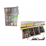 Hardware Organizer & Shelf w/ Various Hardware & Accessories
