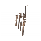 5 Vintage Pipe Wrenches