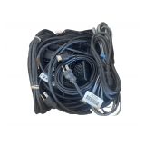 Box of Power Cords and Adapters