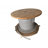 Large Spool of Metal Conduit