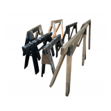 7 Wooden Saw Horses