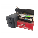 Angle Grinder Milwaukee Tool Box with Assorted Tools Jensen Subwoofer