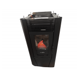 Ecotec Firex 600 Pellet Stove - Includes Nero Surround Kit - Still in Crate and Box - Please Inspect, Stock Photo For Reference Only -**Forklift Unavailable to Assist in Loading - Hand Load**
