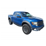 2010 Ford F-150 Raptor SVT Pickup Truck - VIN#: 1FTEX1E60AFD90701 - Odometer: 190,724 Miles - 4WD - V8, 6.2L - 4 Door Cab - Sunroof - TPMS Light