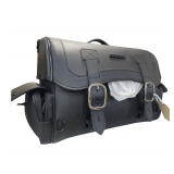 A Saddlemen Leather Saddle Bag