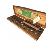Vintage Greenfield Little Giant Tap Die Set with Other Small Tap Die Set