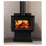Enerzone Solution 1.7 Wood Burning Stove - Insert Only - Still in Crate - Stock Photo for Reference Only -**Forklift Unavailable to Assist in Loading - Hand Load**
