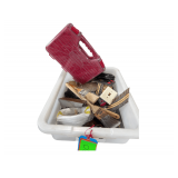 Bin Including Tools, battery Case, Paint Brushes