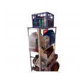 Auto Fluids - Kerosene - Assorted Chains - Metal Stand 30”x12”x48”