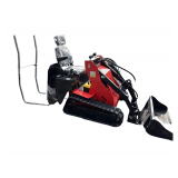 New SDLanch SSL580 Ride-on Skid Steer Loader - Rubber Tracks - 3 ft Bucket - Canopy - 420CC Engine