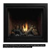 Kingsman Marquis Collection Zero Clearance Direct Vent Gas Fireplace - 39” - Stock Photo For Reference Only - Still in Box -**Forklift Unavailable to Assist in Loading - Hand Load**