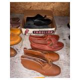 Sz 10 Work Chukka - Sz 8.5 Carolina Shoes - Sz 12 Main Deck Boat Shoes