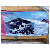 New SDLanch 20 ft x 30 ft Car Port with Side Walls & Roof - Model SDLC2030FT