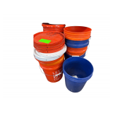 Large Lot of Empty Buckets