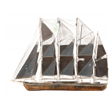 Copper or Brass Schooner Wall Art - Signed “C. Jere”