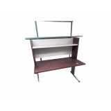 Office Desk with Credenza