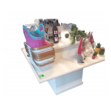 Display Table 2 Tier Contents Not Included 36"Hx48"x48"