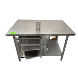 Stainless Steel Prep Table 48”L. x 34”W. X 36”H.