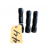 3 First Class Flashlights