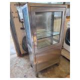 Medical dispenser Cabinet - Stainless - no key - 39 x 16 x 60 in