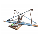 Overhead Gantry Crane w/ CM Lodestar Protector 2 Ton Hoist - Model R - S/N: L-334DT - 110-120V - Disassembled