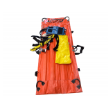 Reeves Sleeve Emergency Stretcher and Assorted Straps