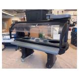 Cambro Versa Food Bar System - Portable Cold Food or Salad Bar System - Double Wall Polyethylene w/ Molded Handles and On Casters - 2pc that has parts to connect to make one L-Shaped Unit or use indiv