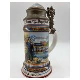 German Military Regimental Beer Stein (Reservistenkrug) Associated w the 2nd Company of the Bavarian Pioneer Battalion - Lithopane