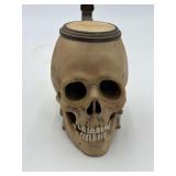 Ernst Bohne Skull Beer Stein Circa 1875 To 1920 6”H.