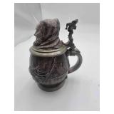 Merkellbach & Wick German Character Beer Stein Production Dates 1879 To 1921 7.5”H.