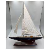 Wooden Sail Boat Model - 2ft x 34in
