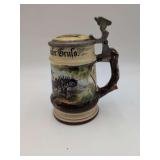 Imperial German military reservist beer stein, ( Reservistenkrug ) w Lithiopian