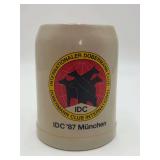 5 1/4" Stein from Internationales Dobermann Club (IDC) from 1987