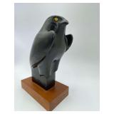 Reproduction of an Art Piece in the Louve Museum 8" Tall 1955 Horus Falcon