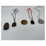 5 Chinese Styled Pendants