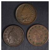 3 CIVIL WAR TOKENS; 1863 NEW YORK AU, 3 CIVIL WAR TOKENS; 1863 NEW YORK AU,