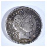 1915-S BARBER DIME, AU 1915-S BARBER DIME, AU